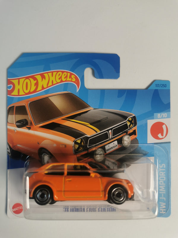 Hot Wheels '73 Honda Civic Custom 1:64 Scale Die Cast