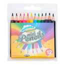 World of Colour Wallet 12 Half Size Colouring Pencils