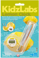 4M Kidzlabs Lemon Powered Clock