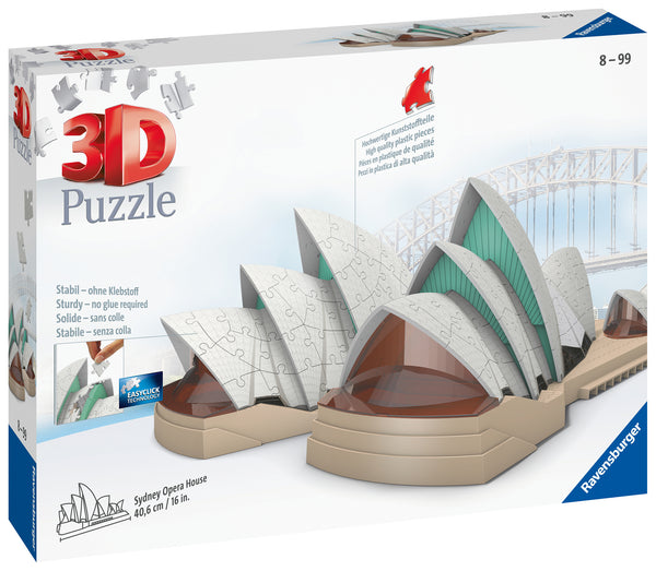 Sydney Opera House, 216 piece 3D Jigsaw Puzzle