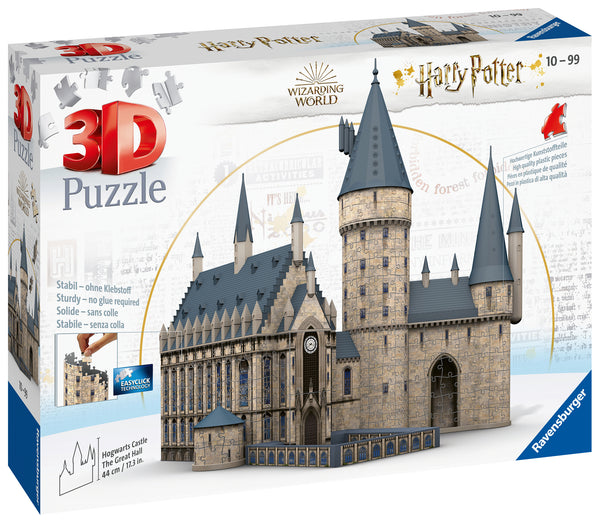 Harry Potter Hogwarts, 540 piece 3D Jigsaw Puzzle