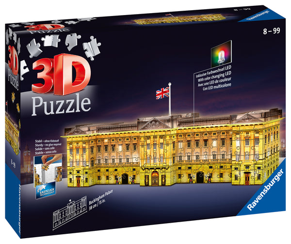 Buckingham Palace - Light Up 216 piece 3D Jigsaw Puzzle