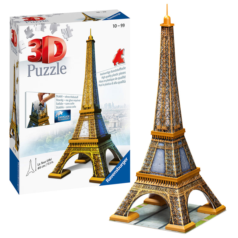 Eiffel Tower, 216 piece 3D Jigsaw Puzzle